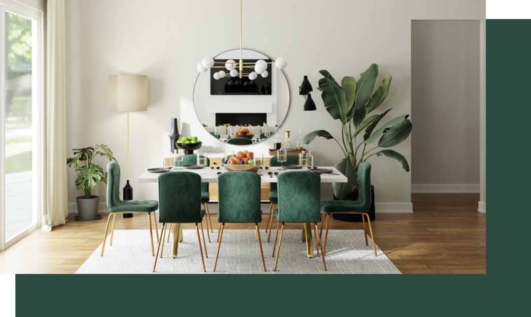Decorated Dining Room
